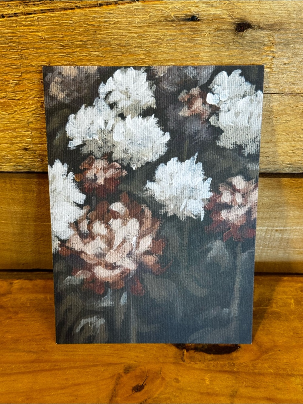 Signed “Moody Floral #1” Print By Kristine DiMarco - Limited Edition